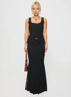 Spirito Vest Top Black