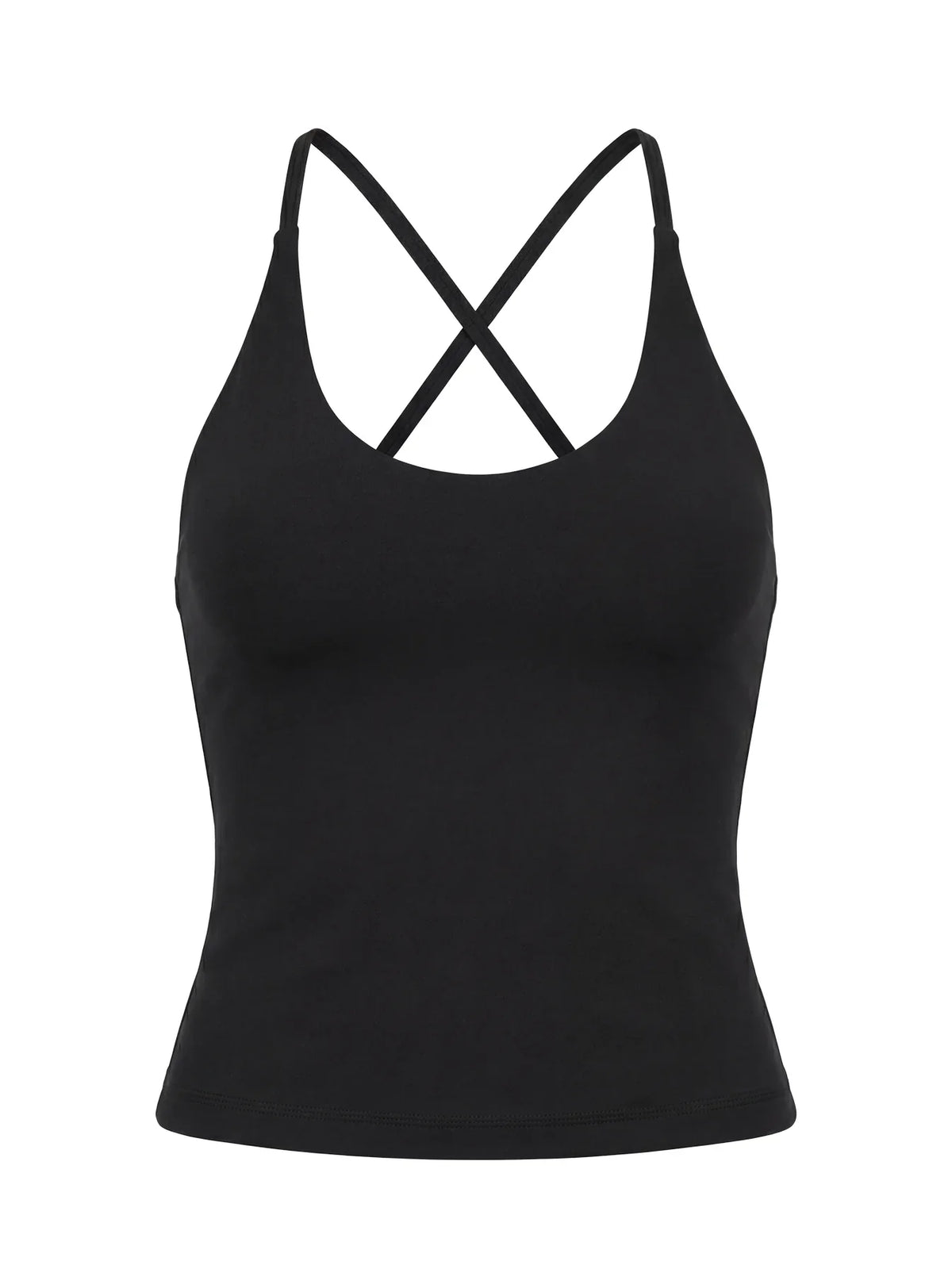 Pace Active Cross Back Tank Top Black
