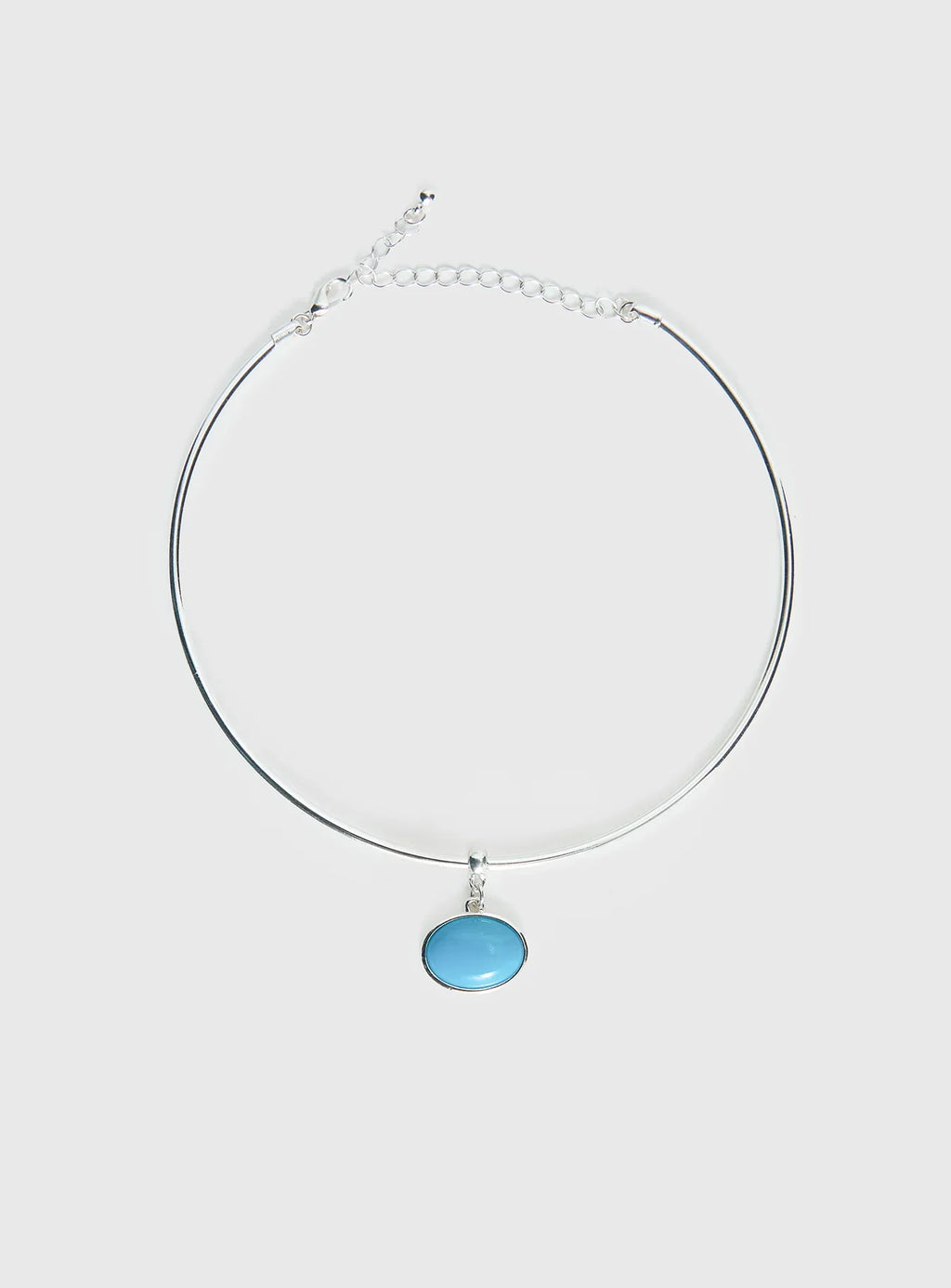 Vanita Necklace Silver Turquoise
