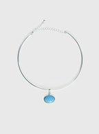Vanita Necklace Silver Turquoise