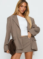Deane Blazer Brown Check