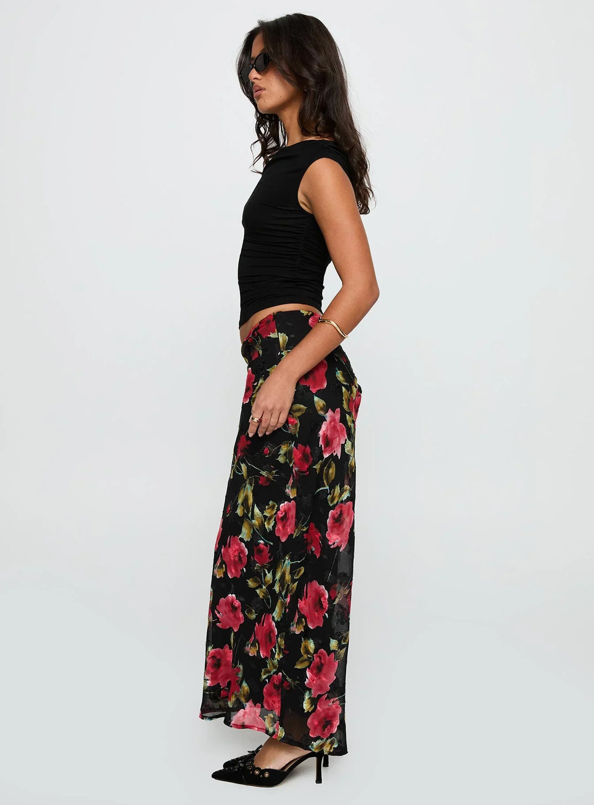 Emaretta Maxi Skirt Multi Floral