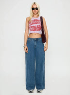 Kiss Of Love Graphic Top Purple
