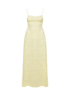 South Of France Maxi Dress Yellow Petite