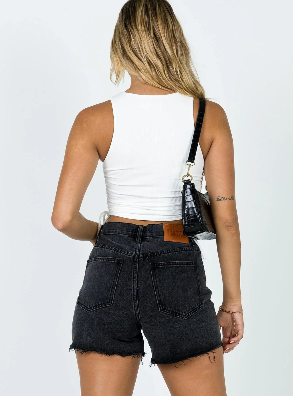 Xena Denim Shorts Black