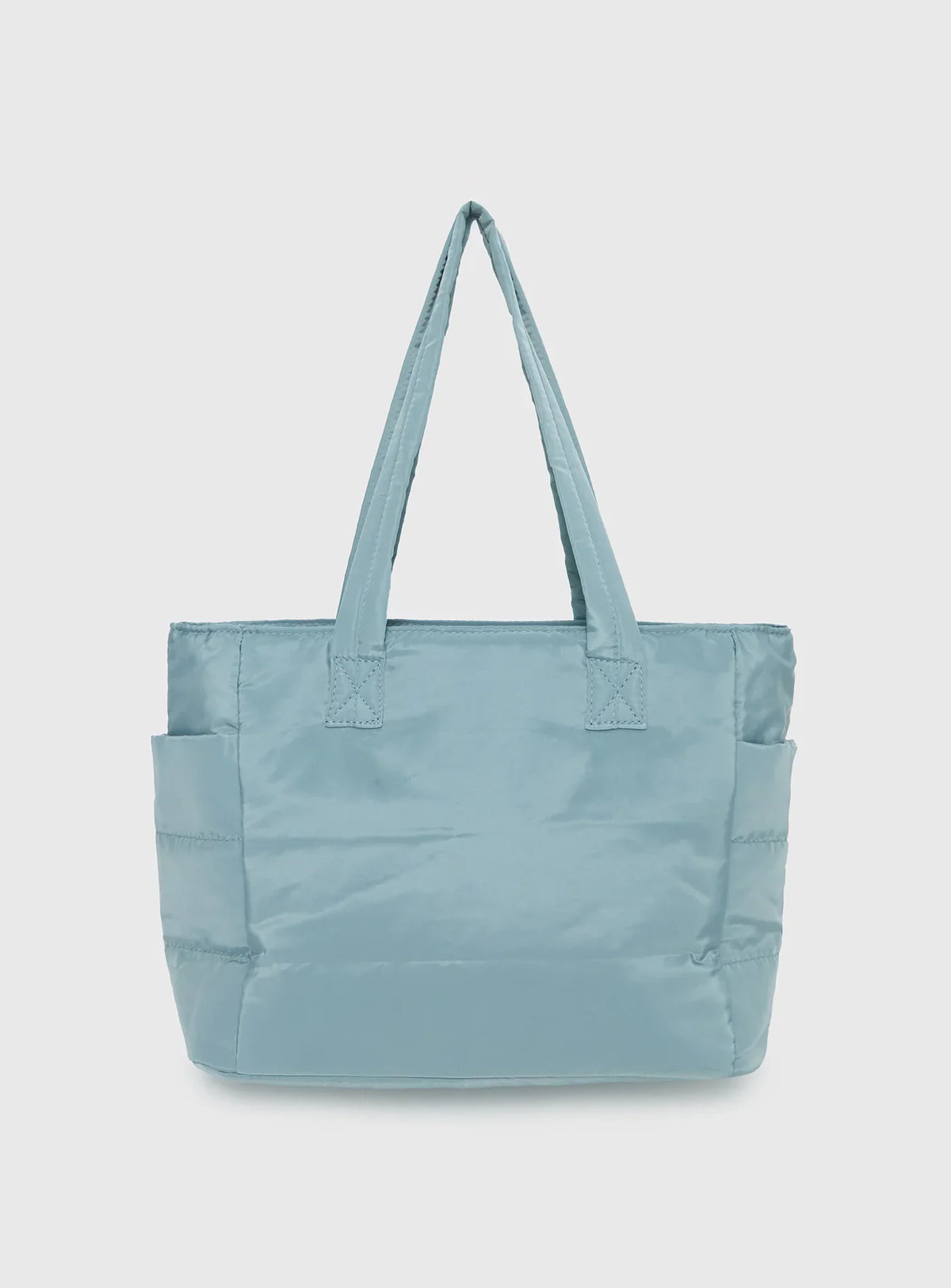 Delicacy Puff Tote Bag Blue