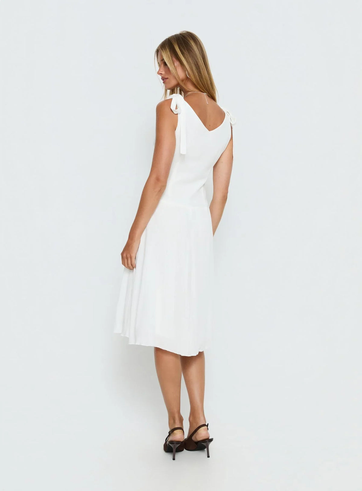 Danira Midi Dress White