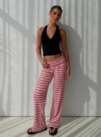 Dreamgirl Folded Pant Pink Multi