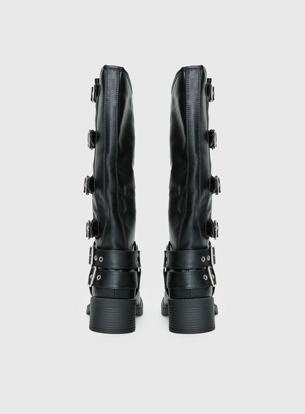 Buckle Down Boots Black