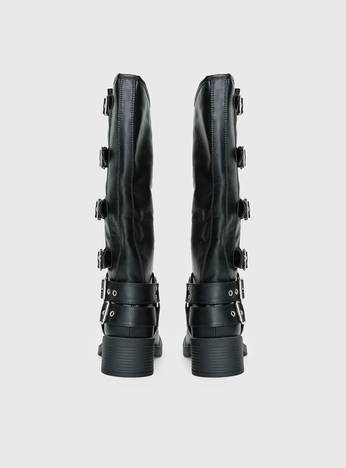 Buckle Down Boots Black