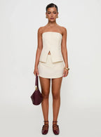 Full Disclosure Skort Cream