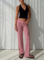 Dreamgirl Folded Pant Pink Multi
