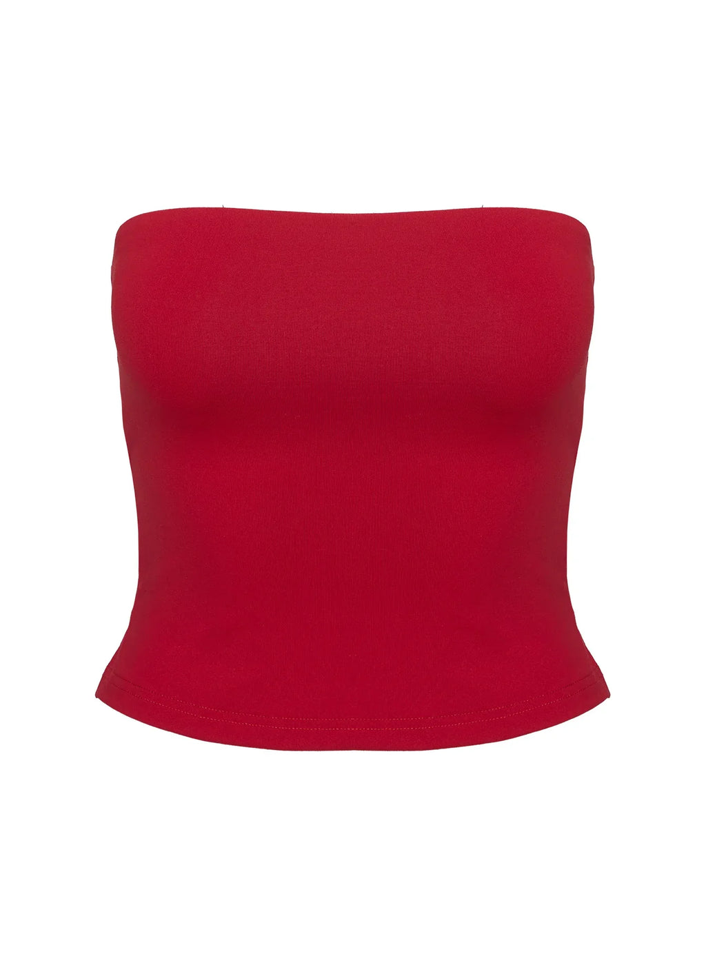 Aurorah Strapless Top Red