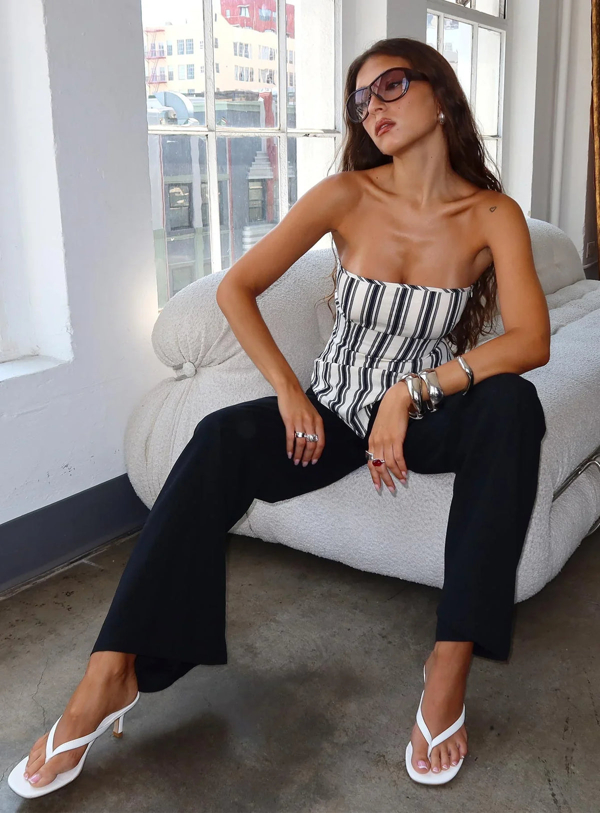 Lucetta Wide Leg Pant Black