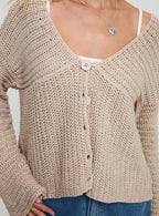 Maela Knit Cardigan Mocha