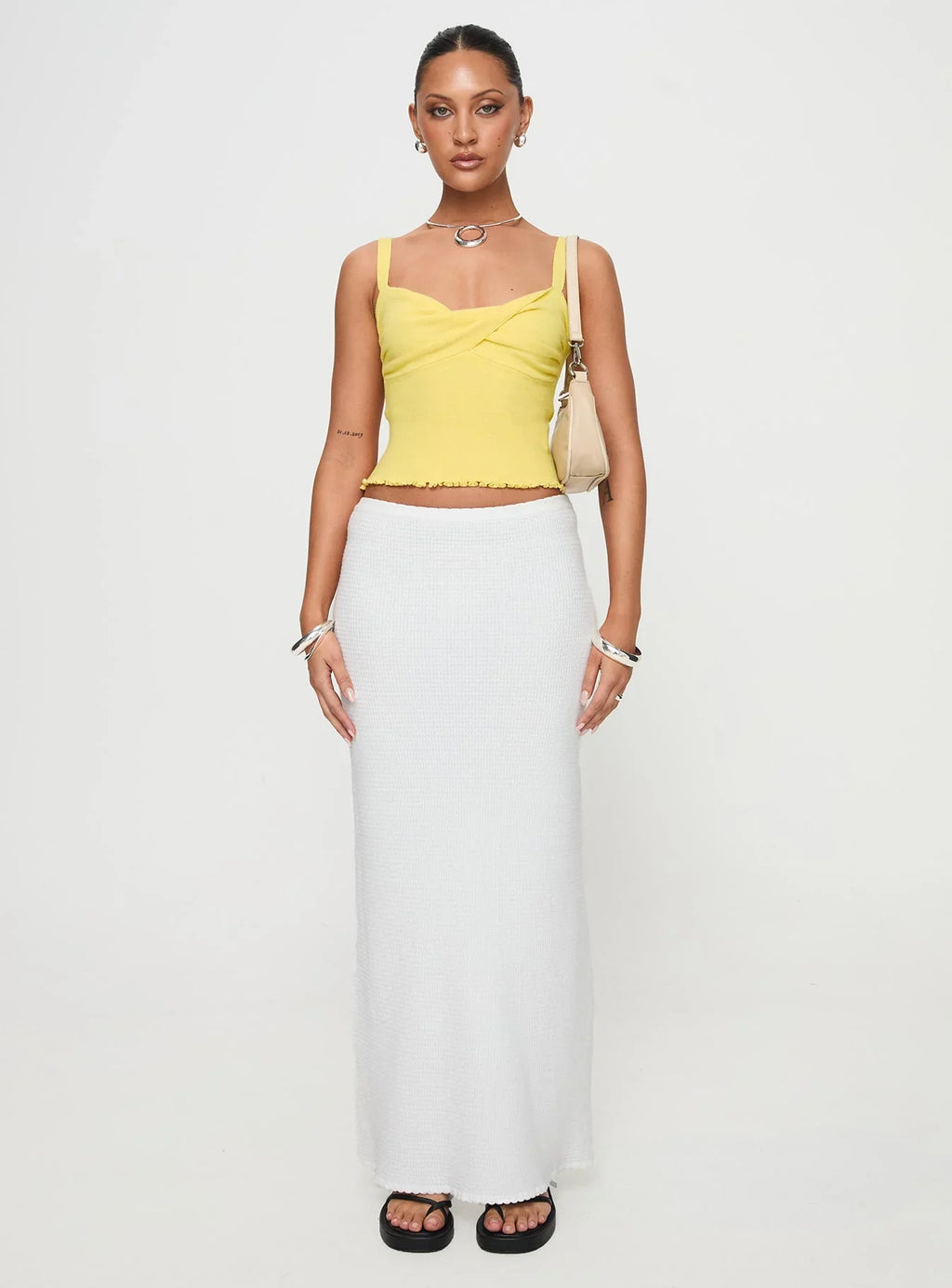Dalma Twist Top Yellow