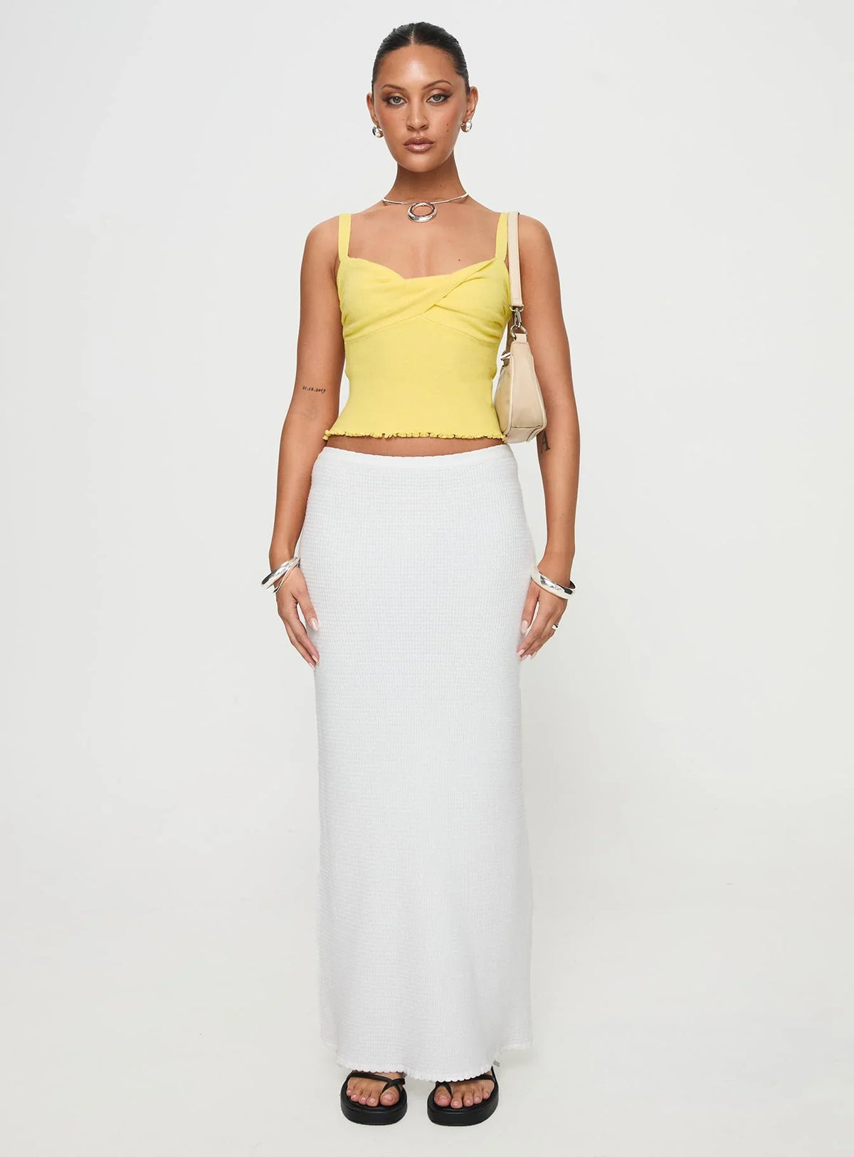 Dalma Twist Top Yellow
