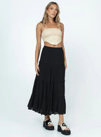 Miriah Maxi Skirt Black