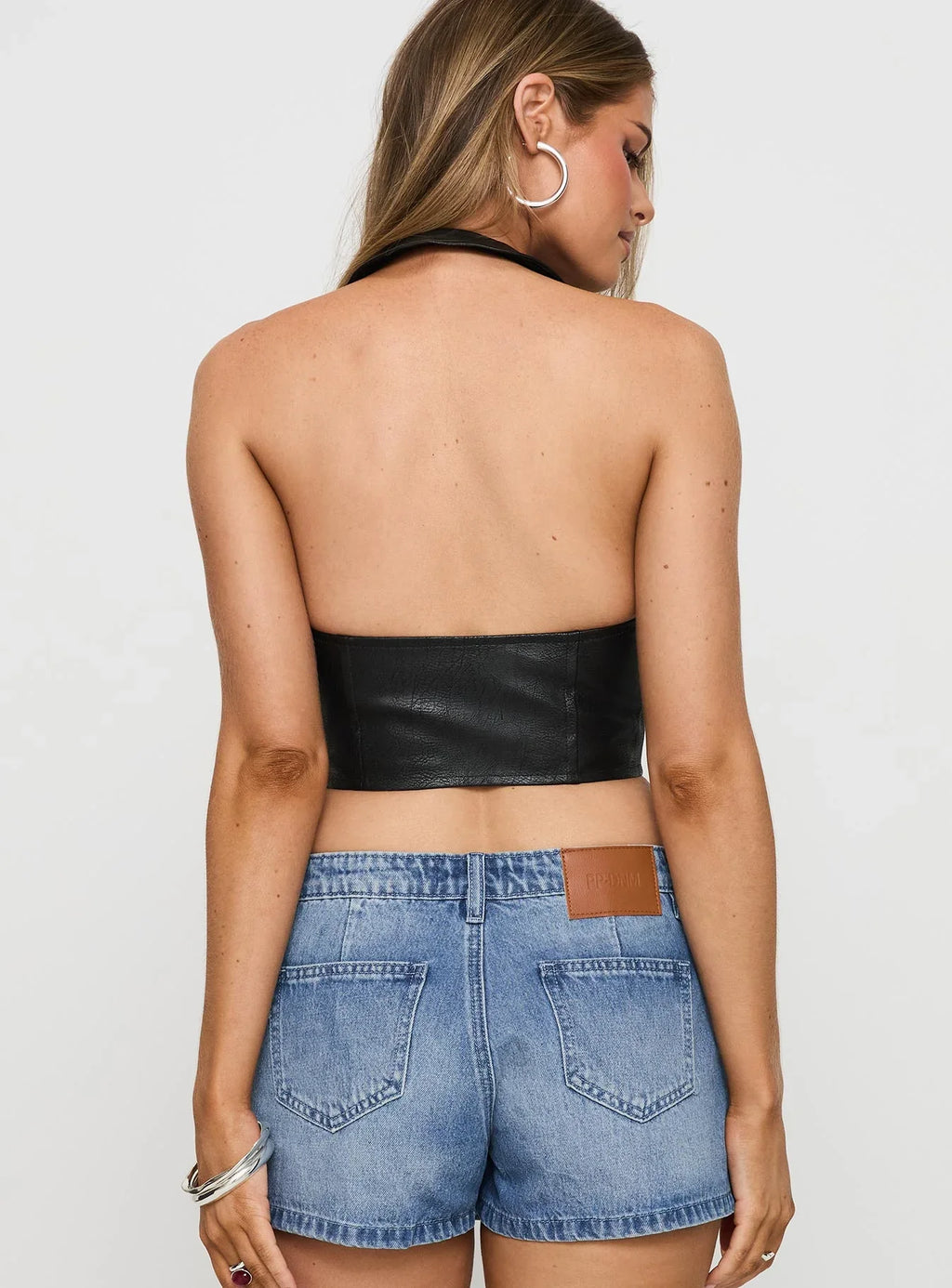 Palladia PU Jordy Corset Black