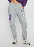 NYU Basic Sweatpants Heather Grey