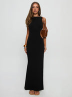 Sorcerer Keyhole Maxi Dress Black