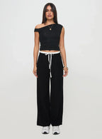 Burna Pants Black