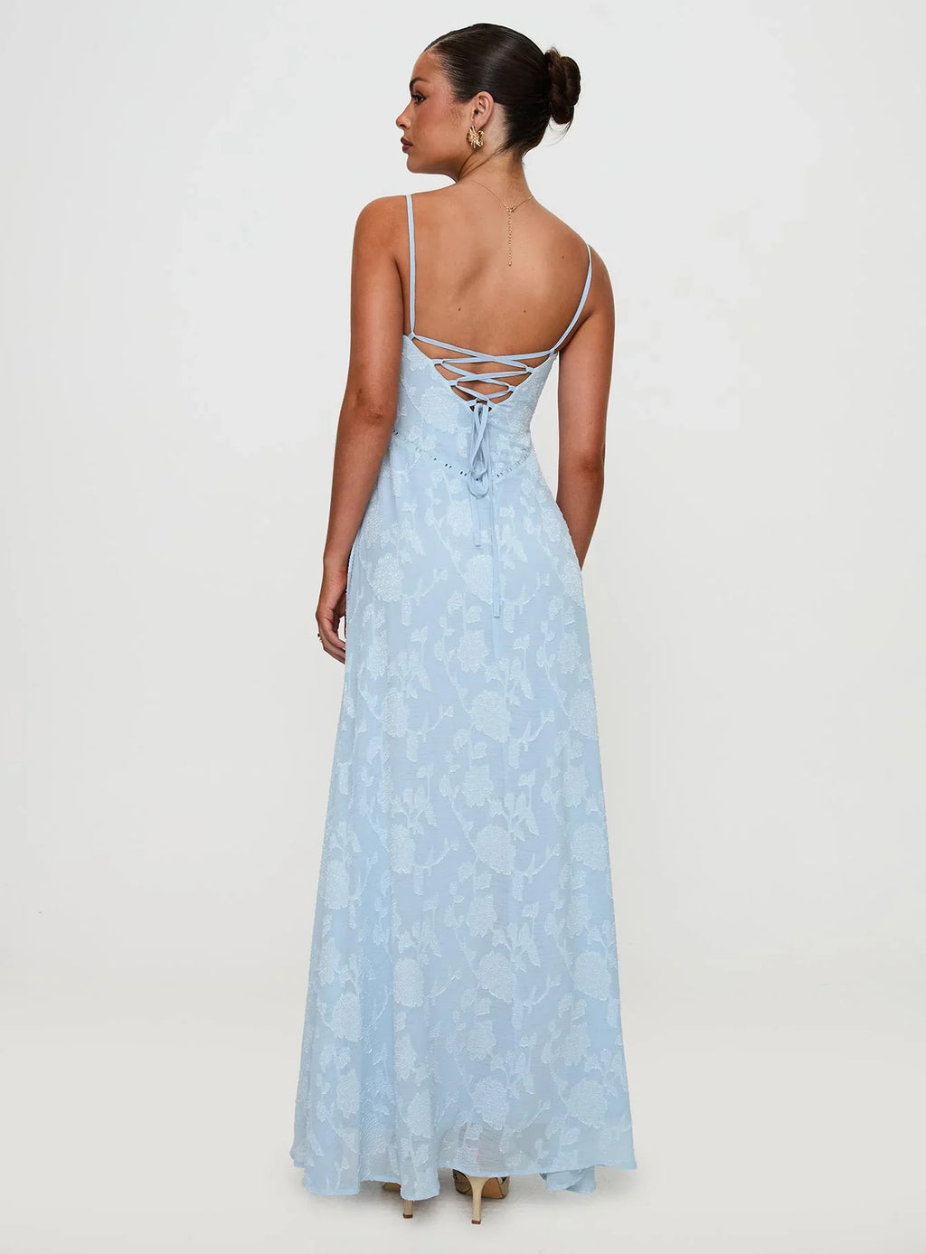 South Of France Maxi Dress Blue Petite