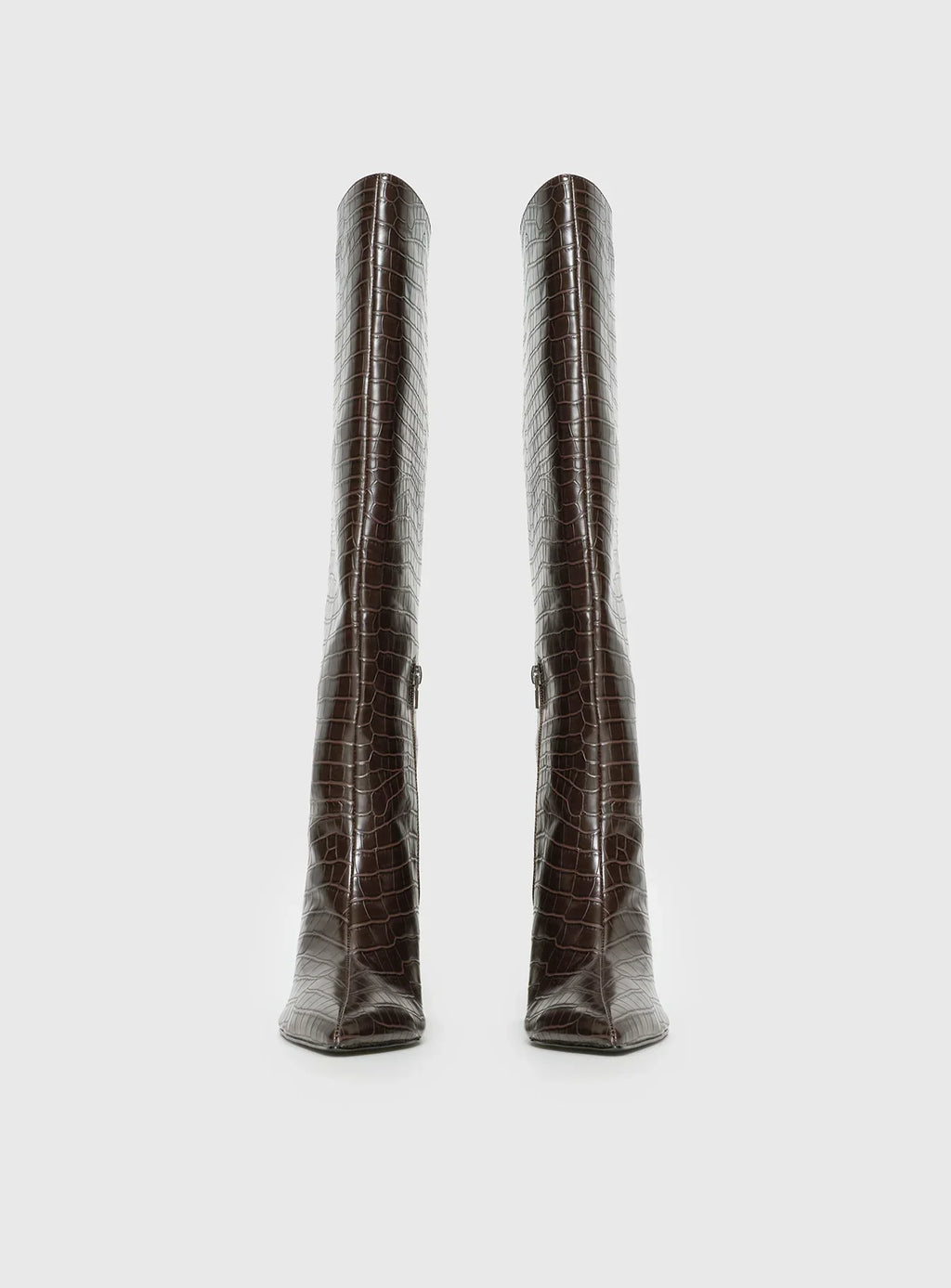 Good Judgement Knee High Boots Chocolate
