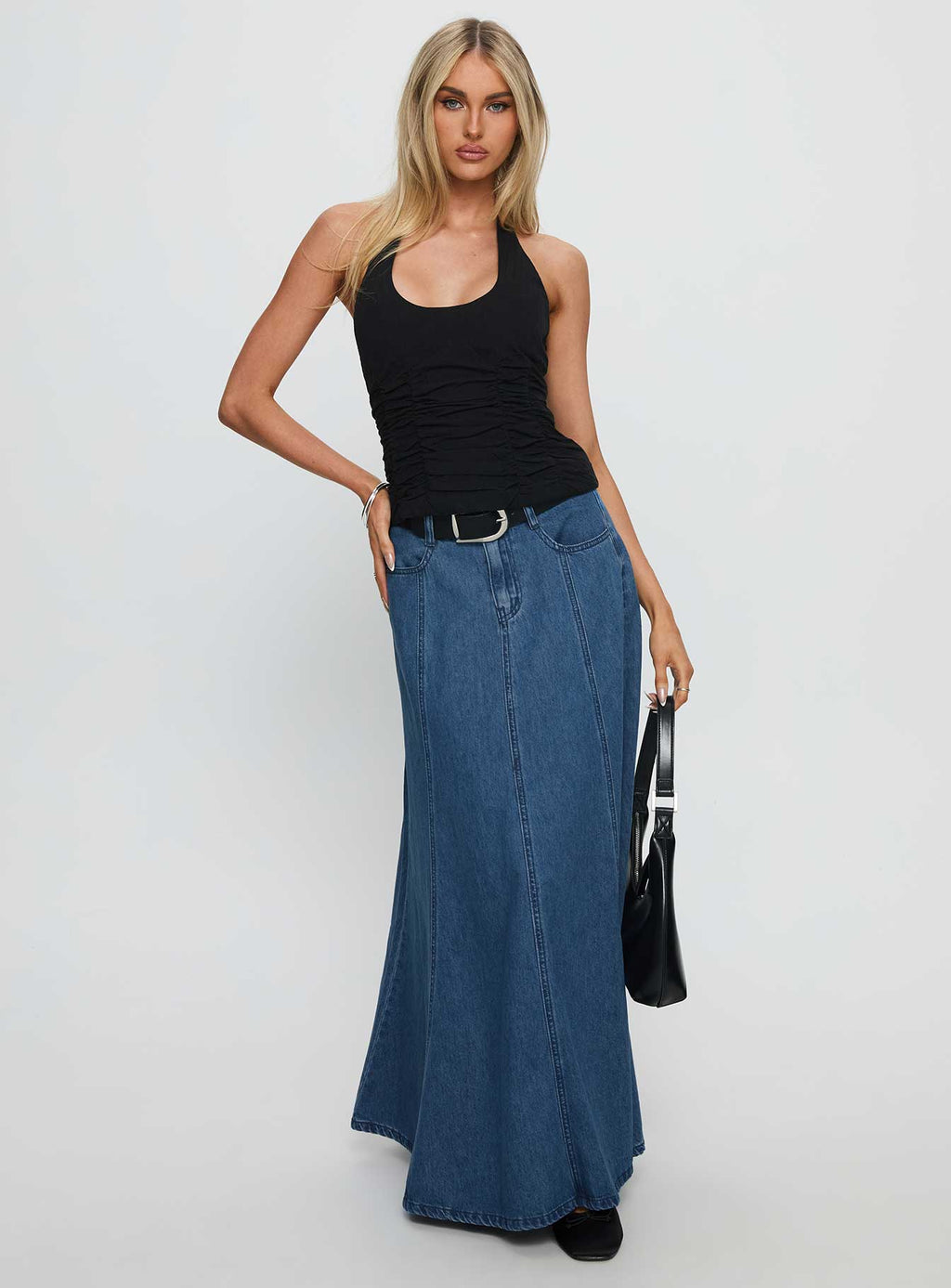Nataliya Halter Top Black