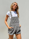 Kacey Short Overalls Grey