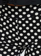 Isadonna Capri Pants Black Polka Dot