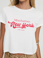 East Coast Nyc Tee White