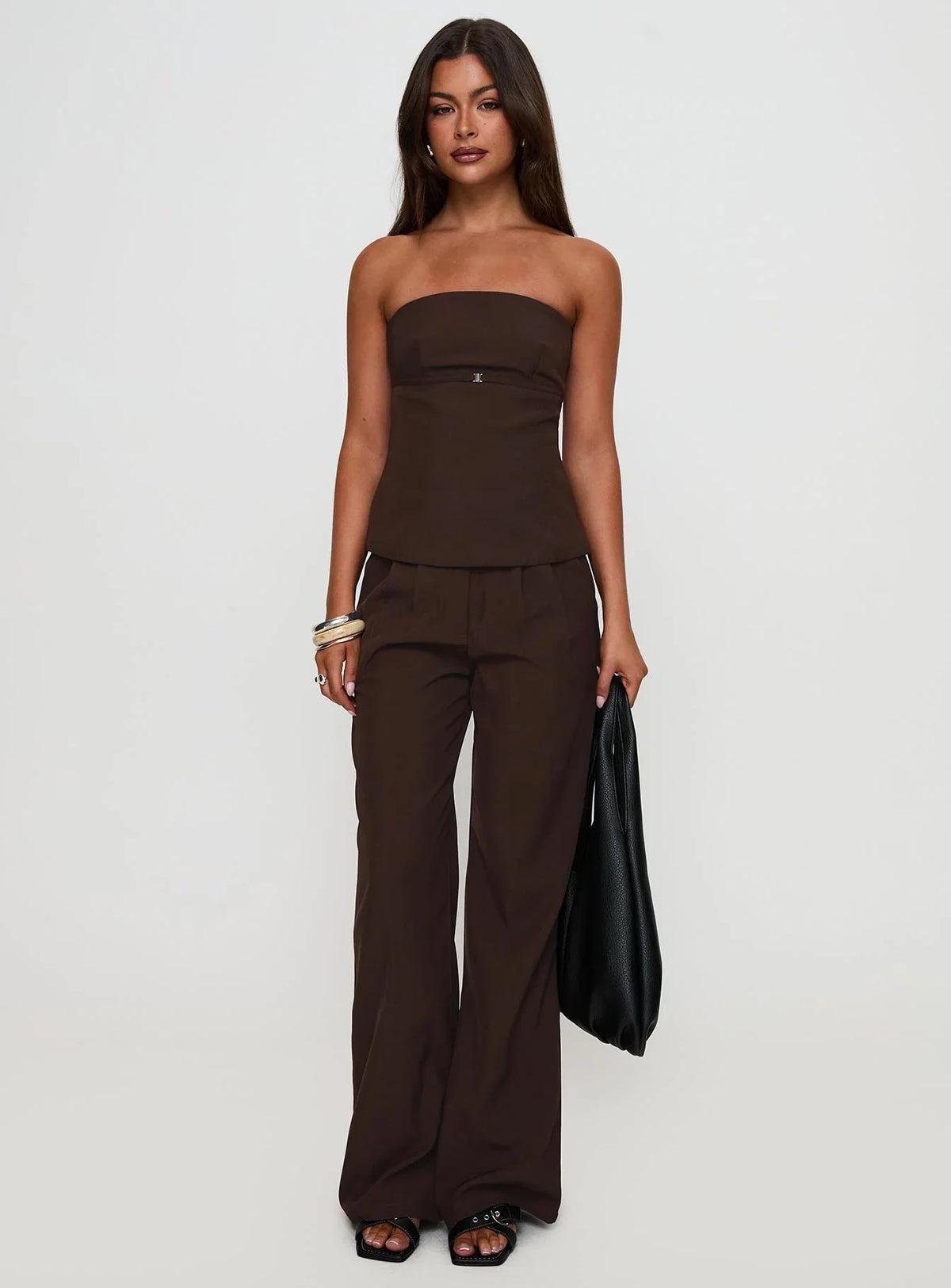 Irresistible Strapless Top Chocolate