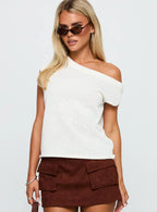 Ashfield Off Shoulder Top White
