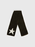 Abelia Star Graphic Scarf Brown Cream
