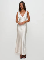 Allegra Maxi Dress Champagne