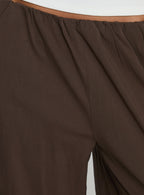Lunea Concealed Waistband Pants Brown