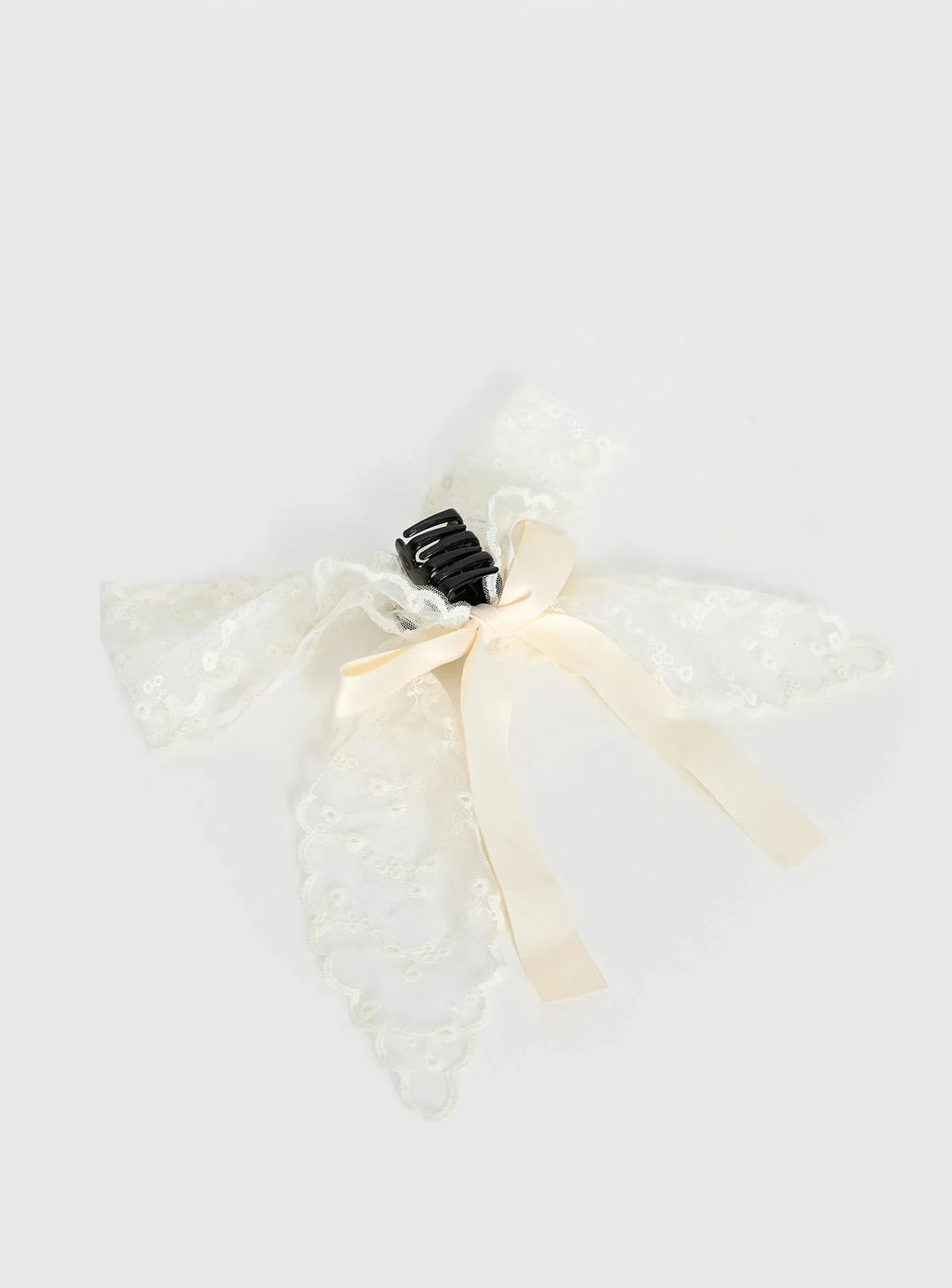 Bellarosa Lace Bow White