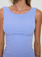 Ashen Mini Dress Blue