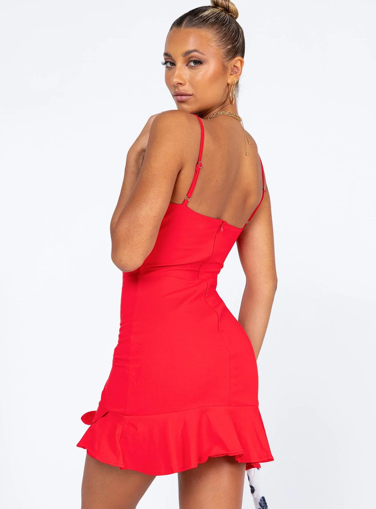 Kiribati Mini Dress Red