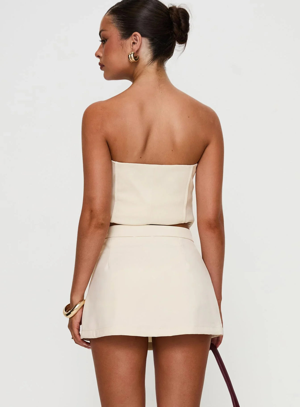 Full Disclosure Skort Cream