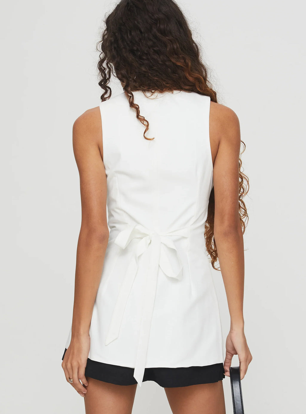 Mystick Vest Top White