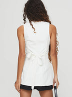 Mystick Vest Top White