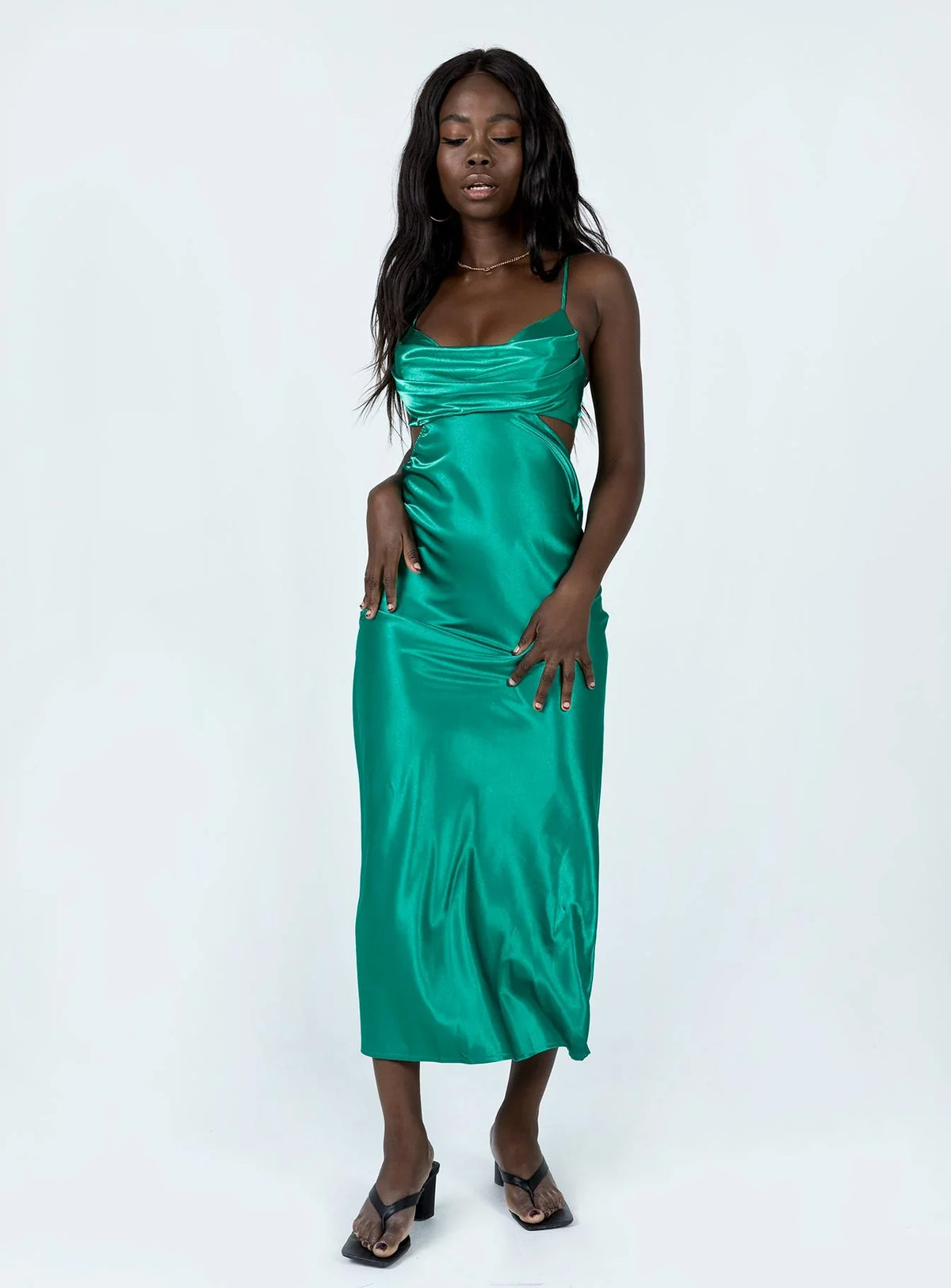 Giselle Midi Dress Green