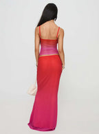 Teen Spirit Maxi Skirt Pink Ombre