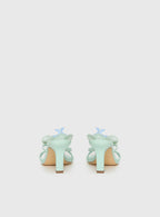 Azira Flower Detail Heels Blue