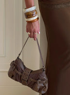 Doyers Street Shoulder Bag Brown
