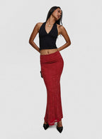 Silene Maxi Skirt Red