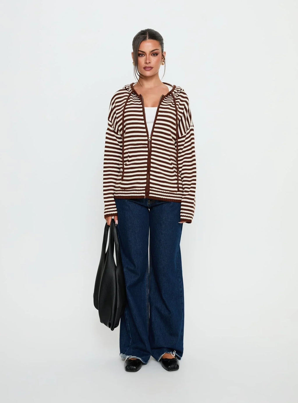 Brienna Zip Jacket Brown