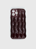 Keep Talking iPhone Case Burgundy